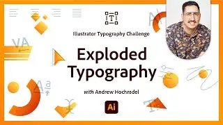 Exploded Layered Type Effects | Illustrator Typography Challenge