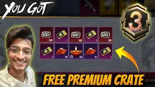 😍FREE PREMIUM CRATE & FREE 500 UC IN BGMI - UC DHAMAKA EVENT ​⁠​⁠@ParasOfficialYT