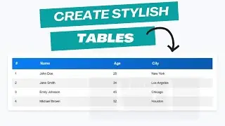 How to make stylish table using html and css | #codingtutorials #coding