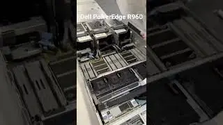 A quick peek inside the Dell PowerEdge R960 quad CPU server. #dell #server