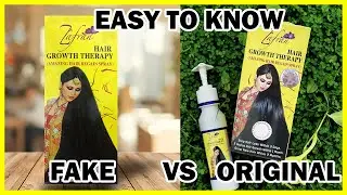 How to know JAFRAN HAIR OIL THERAPY original vs fake | Bangla Tutorial