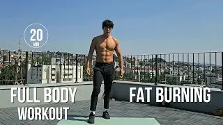 25 Min Full Body Fat Burning Workout No Equipment | 25분 전신 운동 (장비 없음 & 지방 연소)