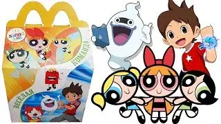 Хэппи Мил Суперкрошки & Йо-Кай Вотч 2017 | Happy Meal The Powerpuff Girls & YO-KAI WATCH 2017