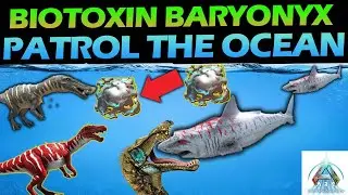 ASA - I Started Breeding Baryonyx To Control My Ocean! They Also Get Biotoxin Baryonyx Ark Survival