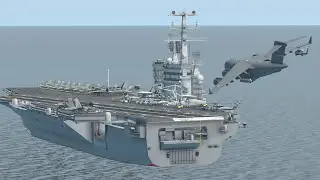 C17 Globemaster Emergency landing On Aircraft Carrier |XP11