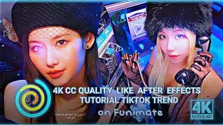 4K CC quality like After effects Tiktok trend on Funimate Tutorial | •hanin alight presets•