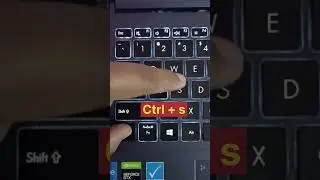 To save file or folder shortcut key laptop/pc #shorts #save #computertips #subscribe