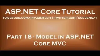 Model in ASP NET Core MVC