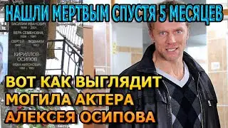 ДУШЕРАЗДЕРАЮЩИЕ КАДРЫ! Вот как выглядит могила Алексея Осипова