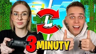 GRAMY W MINECRAFT ALE ZMIENIAMY SIĘ CO 3 MINUTY!