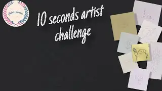 10 seconds artist challenge #drawing #10second #artist #challenge #learn #handmade #artwork #fast