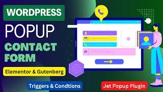 How To Create Popup Form In WordPress | WordPress Popup | Elementor Form popup | JetPopup Plugin