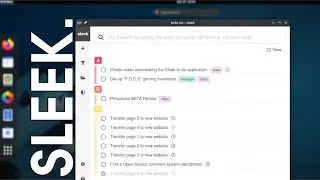 Sleek - An Elegant Todo App for Linux, Windows, and MacOS