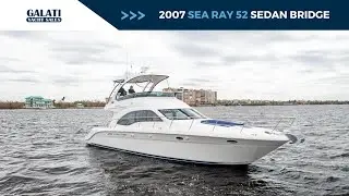 SOLD 2007 Sea Ray 52 Sedan Bridge For Sale 