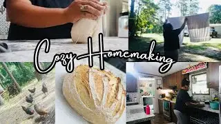 Cozy Homemaking | Artisan Bread Recipe #homemaking