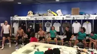 FILHO DO MARCELO NO VESTIARIO DO REAL MADRI CRISTIANO