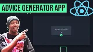 Advice Generator App with React | Frontendmentor Challenge