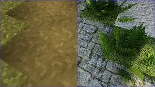 Minecraft Vanilla vs Photorealistic Textures 2048x comparison | RayTracing shader SEUS 4K