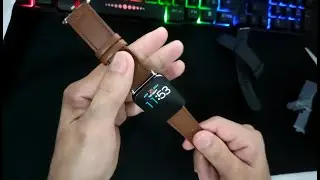 Unboxing Pulseira De Couro Para Xiaomi Mi Band 8 Pro