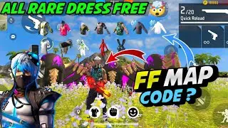 Free Fire Rare Dress Craftland Map Code 🤩 | All Emote Free | All Fist ✊Skin Free | SuZu Yt