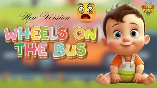 Wheels on the Bus 🚍 | Animal Edition | Fun Kids Song | Gems Bird Tv | #Kidssong