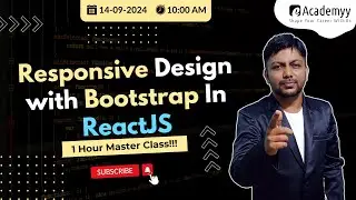 🚀 Master Class: Responsive Design with Bootstrap in ReactJS | Learn Responsive Websites Design💻