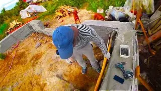 How the wife quickly lost weight after pregnancy! Started a new construction site