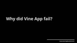 Why did Vine App fail? - The Story of Vine | Startup Booted