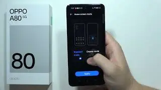 OPPO A80 5G: How to Turn On/Off App Drawer