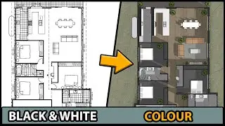 ArchiCAD Tutorial: Master Coloured Plans - 2 min