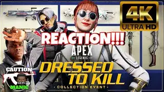 Reacting to APEX LEGENDS Dressed To Kill COLLECTION EVENT!!! (Horizon Heirloom & Patch notes)