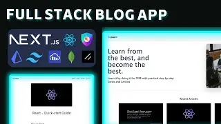 Build A Full Stack Advanced Blog App  Next.js, Next Auth, Prisma, MongoDB, Image Upload Etc.