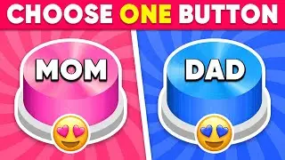 Choose One Button! Mom or Dad Edition 💙❤️ Quiz Shiba