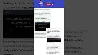 Treating Warnings as Errors in Kotlin Compiler: A Quick Guide #kotlin #error