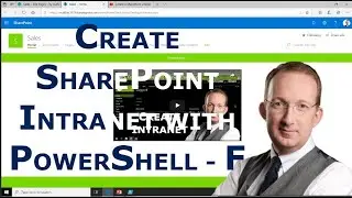 996 Create SharePoint Intranet via PowerShell - G, Video in Modern Page - PowerShell with SharePoint