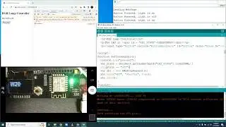 ESP8266 with Arduino 7.5 - Updating the Web Page based on the Button