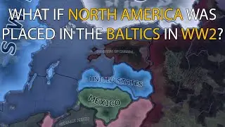 What if North America was placed in the Baltics in WW2? - HOI4 Timelapse