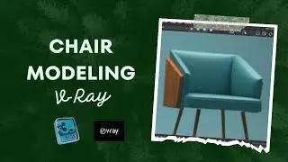 3ds max chair modeling part I | 3ds max v-ray realistic render | Product visualization @zna_studio