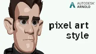 Arnold tutorial - Rendering a pixel art style in MtoA