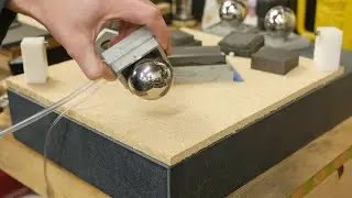 Make vacuum pre-loaded spherical air bearings without special tools