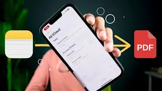 How to Convert Notes to PDF iPhone? iOS Notes to PDF