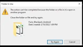 (FIXED!) The action cannot be completed because the files is open in another program (Powershell)