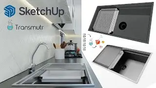 Import any 3D model into SketchUp with Materials Using Transmutr