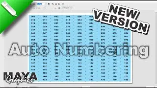 Auto Serial Numbering in Coreldraw - New Version | Coreldraw tutorial | 