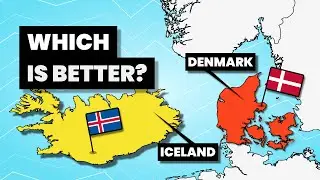 Iceland vs Denmark! Countries Compared