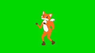 Fox green screen | fox cartoon green screen no copyright |fox green screen cartoon|