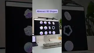 What  is your go-to 3D shape? #3d #3ddesign #ux #ui #webdesign