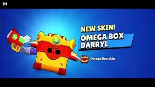 Omega Box Darryl Unboxing🎁           #omegabox #newbrawler #brawlstarsupdate