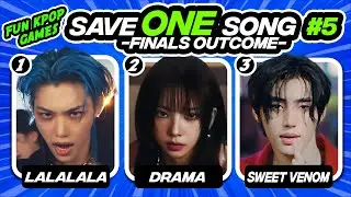 ULTIMATE SAVE ONE SONG KPOP #5 - FUN KPOP GAMES 2023