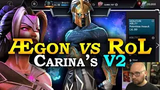 Carinas Challenge V2: 3* Aegon vs RoL | Marvel Contest of Champions